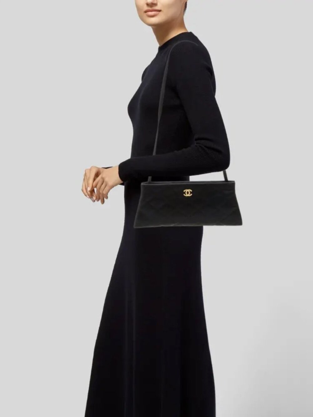 Vintage Chanel Satin Frame Clutch - Picture 12 of 12